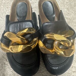 JW ANDERSON
Chunky Napa Chain Slide Mules - size 40